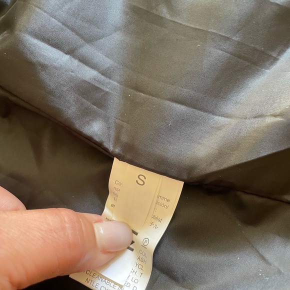 Men’s Small Plaid Zip Up Teddy Hooded with drawstrings. Zipper pockets outside - Picture 11 of 11